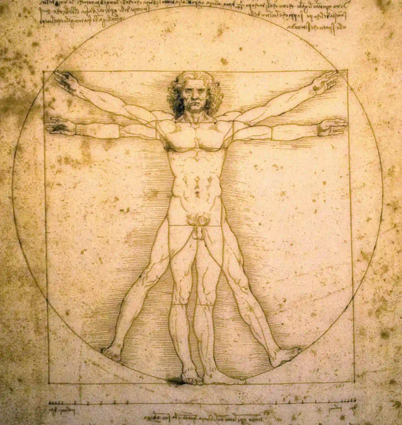 Hombre de Vitruvio (Leonardo da Vinci)