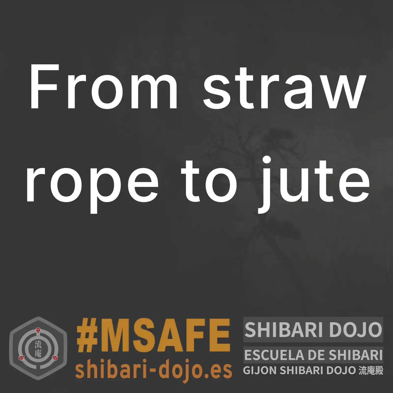 From straw rope to jute: The evolution of materials in Shibari