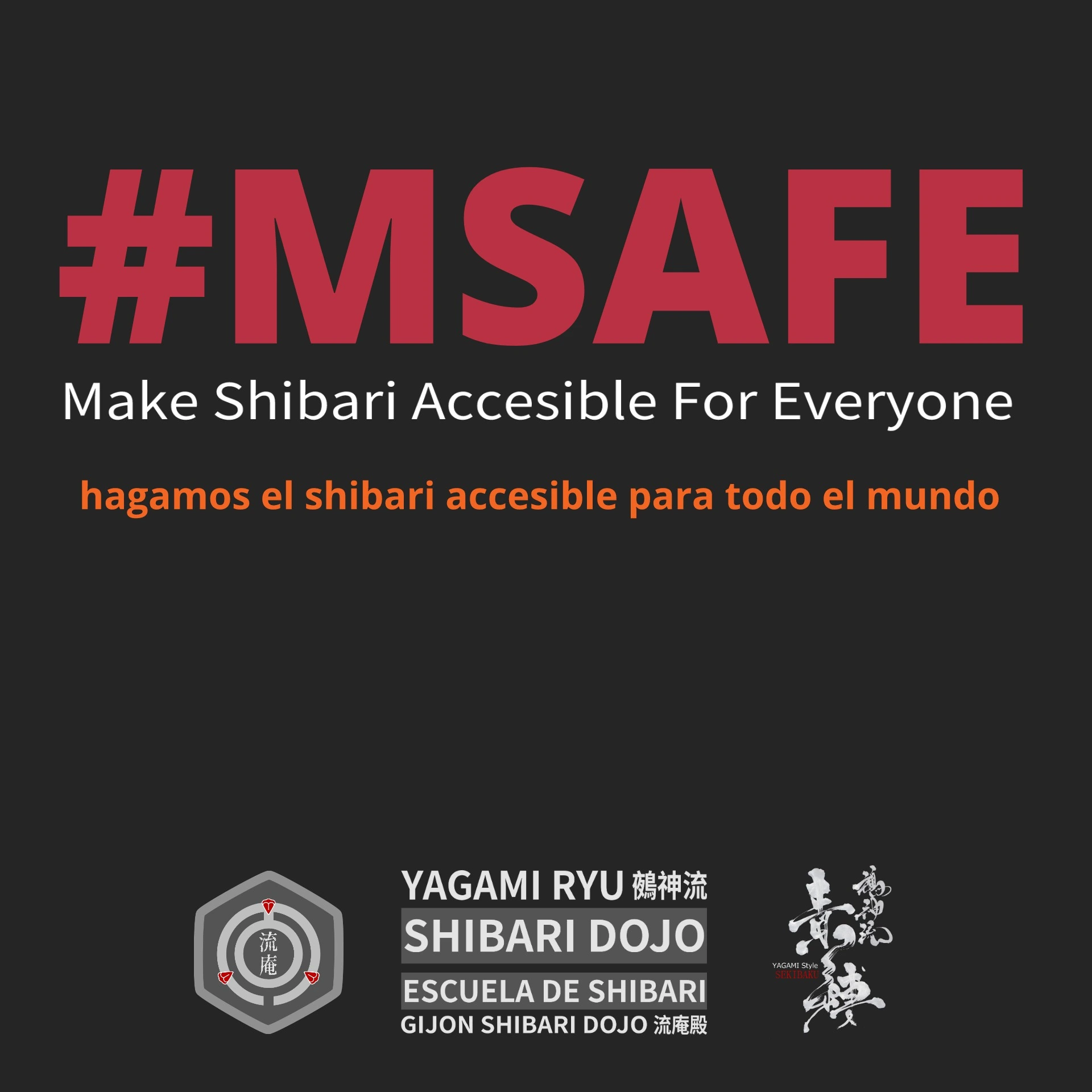 #MSAFE Hagamos el shibari accesible para todo el mundo